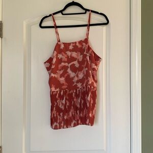 Pleated tank top